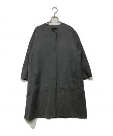 ebure（エブール）の古着「カシミヤリバーコート」｜グレー