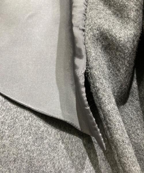 ebure（エブール）ebure (エブール) カシミヤリバーコート グレー サイズ:36の古着・服飾アイテム