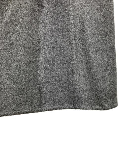 ebure（エブール）ebure (エブール) カシミヤリバーコート グレー サイズ:36の古着・服飾アイテム