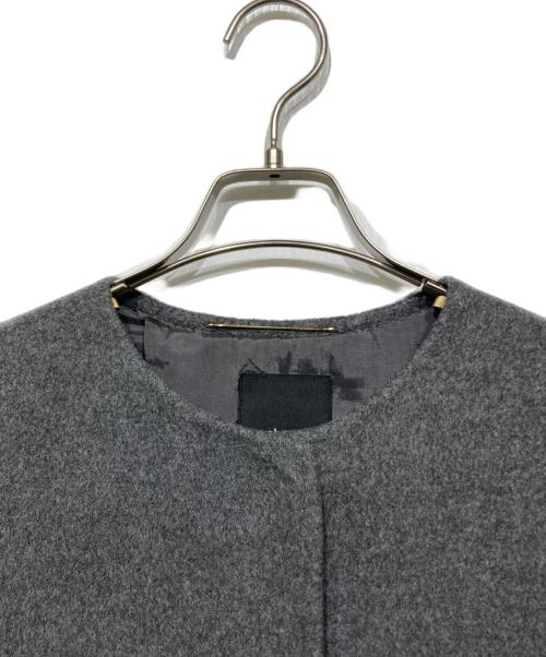 ebure（エブール）ebure (エブール) カシミヤリバーコート グレー サイズ:36の古着・服飾アイテム