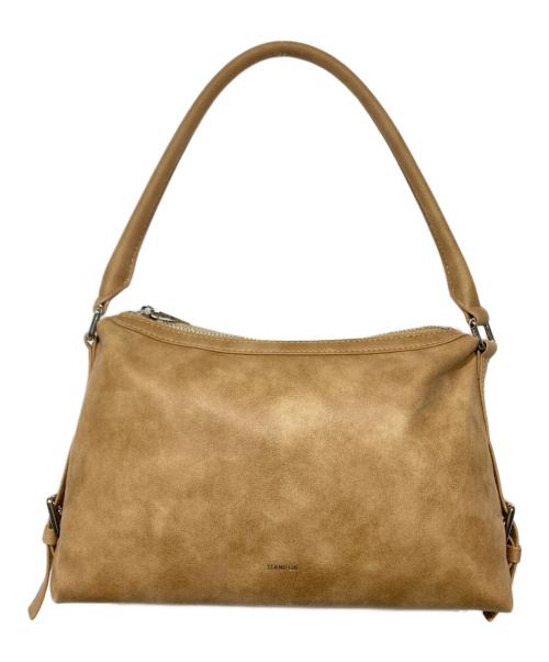 STAND OIL（スタンドオイル）STAND OIL (スタンドオイル) Mushy Bag Mini　/　マッシー バッグ ミニ ブラウンの古着・服飾アイテム