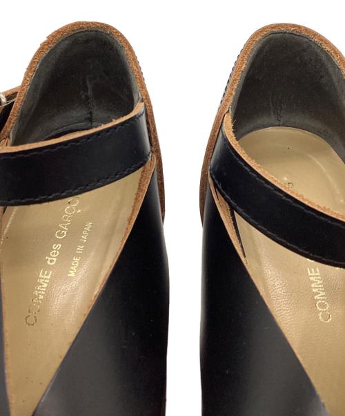 COMME des GARCONS（コムデギャルソン）COMME des GARCONS (コムデギャルソン) レザーパンプス ブラック サイズ:不明の古着・服飾アイテム