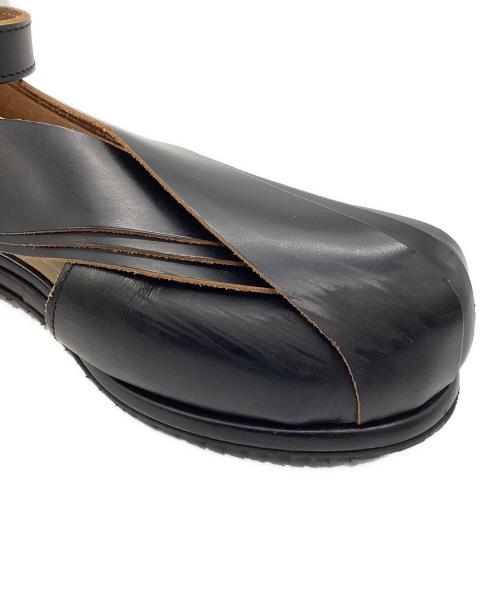 COMME des GARCONS（コムデギャルソン）COMME des GARCONS (コムデギャルソン) レザーパンプス ブラック サイズ:不明の古着・服飾アイテム