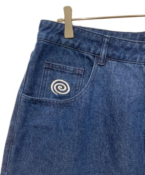 SOL soonerorlater（スーナーオアレイター）SOL soonerorlater (スーナーオアレイター) GuruGuru Denim Pants インディゴ サイズ:Lの古着・服飾アイテム