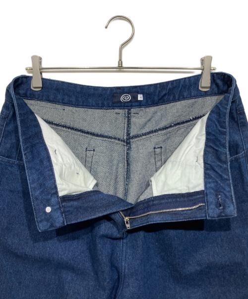 SOL soonerorlater（スーナーオアレイター）SOL soonerorlater (スーナーオアレイター) GuruGuru Denim Pants インディゴ サイズ:Lの古着・服飾アイテム