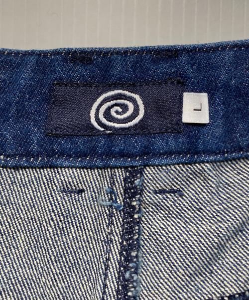 SOL soonerorlater（スーナーオアレイター）SOL soonerorlater (スーナーオアレイター) GuruGuru Denim Pants インディゴ サイズ:Lの古着・服飾アイテム