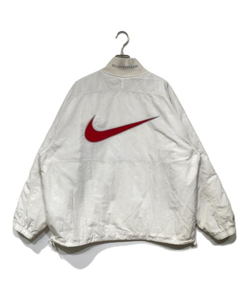 NIKE（ナイキ）NIKE (ナイキ) SUPREME (シュプリーム) FQ0340-030　Ripstop Pullover ホワイト サイズ:Lの古着・服飾アイテム