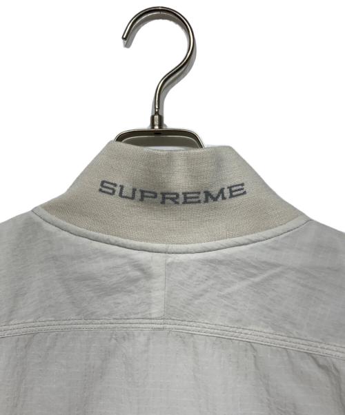 NIKE（ナイキ）NIKE (ナイキ) SUPREME (シュプリーム) FQ0340-030　Ripstop Pullover ホワイト サイズ:Lの古着・服飾アイテム