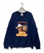 WACKO MARIA×CHEECH&CHONG'Sワコマリア×）の古着「NICE DREAMS スウェット」｜ネイビー