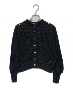 中古・古着通販】YOKE (ヨーク) JACQUARD LOOSED ZIP BLOUSON/ブルゾン