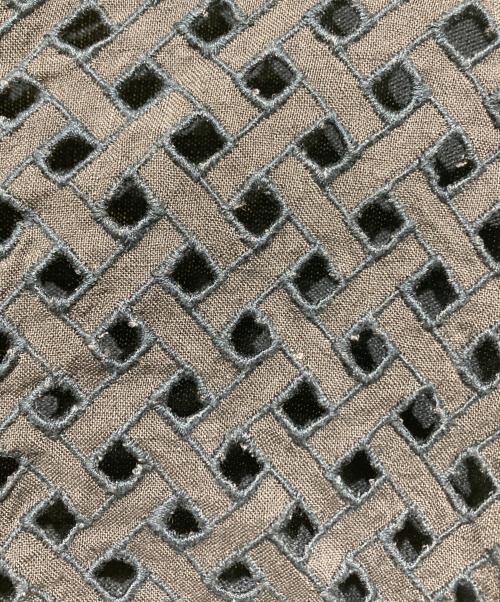 kijinokanosei（キジノカノウセイ）kijinokanosei (キジノカノウセイ) knit blouson ami atuji 24SS ブラック サイズ:-の古着・服飾アイテム