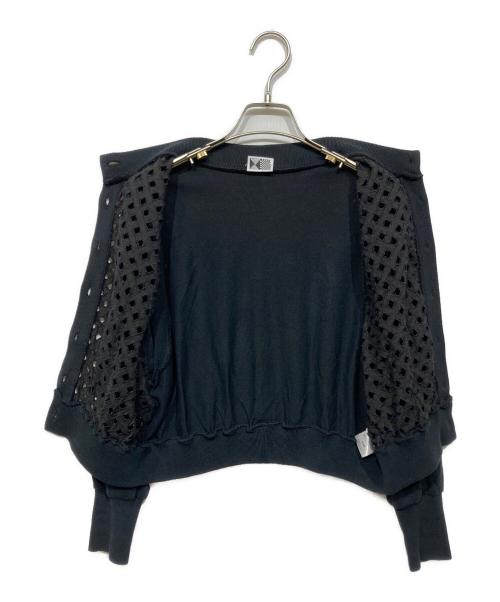 kijinokanosei（キジノカノウセイ）kijinokanosei (キジノカノウセイ) knit blouson ami atuji 24SS ブラック サイズ:-の古着・服飾アイテム