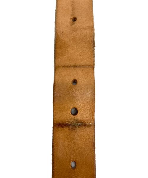 macro mauro（マクロマウロ）macro mauro (マクロマウロ) ハンドペイント　ショルダー＆クラッチバック ホワイト×ブラウンの古着・服飾アイテム