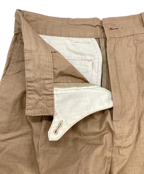 jonnlynx（ジョンリンクス）jonnlynx (ジョンリンクス) linen coating pants ブラウン サイズ:34の古着・服飾アイテム