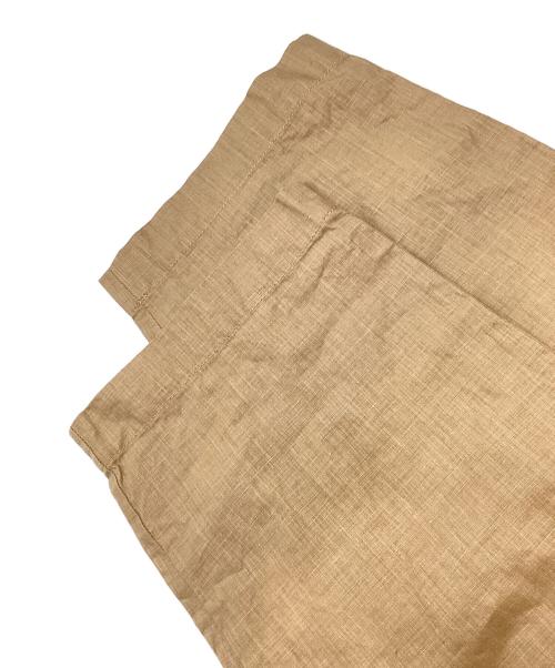 jonnlynx（ジョンリンクス）jonnlynx (ジョンリンクス) linen coating pants ブラウン サイズ:34の古着・服飾アイテム