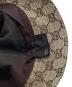 中古・古着 GUCCI (グッチ) GGキャンバス　シェリーライン　バケットハット ベージュ：15000円