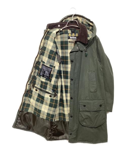 Barbour（バブアー）Barbour (バブアー) SL BORDER オイルドコート　1302177 オリーブ サイズ:Sの古着・服飾アイテム