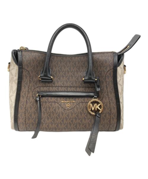 MICHAEL KORS（マイケル・コース）MICHAEL KORS (マイケル・コース) 2WAYショルダーバッグ ブラウンの古着・服飾アイテム