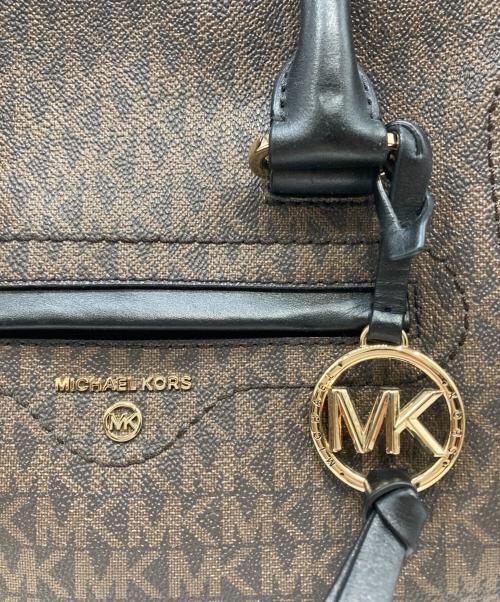 MICHAEL KORS（マイケル・コース）MICHAEL KORS (マイケル・コース) 2WAYショルダーバッグ ブラウンの古着・服飾アイテム