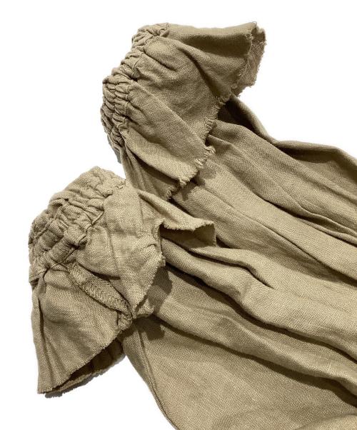 nest Robe（ネストローブ）nest Robe (ネストローブ) リネンシャツワンピース01194-1353 ベージュ サイズ:Freeの古着・服飾アイテム