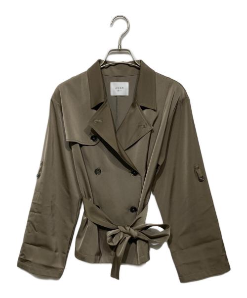 Ameri（アメリ）Ameri (アメリ) 3WAY TRENCH DRESS ブラウン サイズ:Sの古着・服飾アイテム