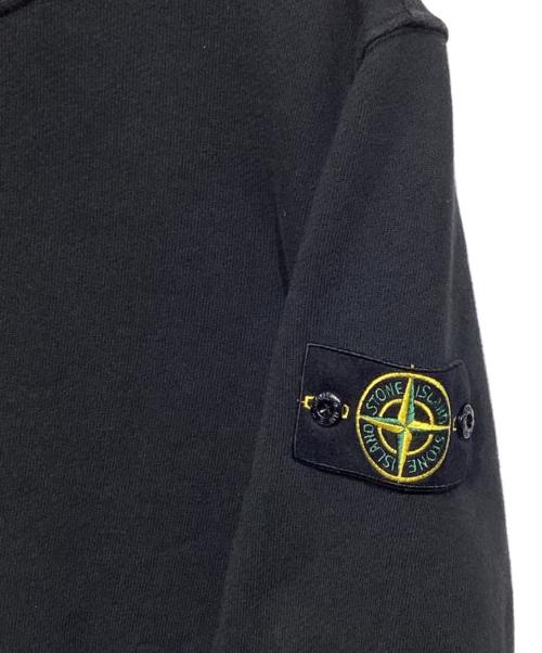 STONE ISLAND（ストーンアイランド）STONE ISLAND (ストーンアイランド) Heavy cotton crewneck sweatshirt　クルーネックスウェット　K2S156100077 S0185 ブラック サイズ:Mの古着・服飾アイテム