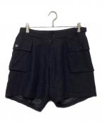 YOHJI YAMAMOTOヨウジヤマモト）の古着「ウールグルカショーツ」｜ブラック