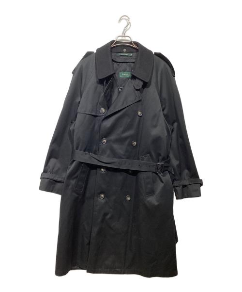 LAUREN RALPH LAUREN（ローレンラルフローレン）LAUREN RALPH LAUREN (ローレンラルフローレン) ライナー付きトレンチコート ブラック サイズ:40Rの古着・服飾アイテム