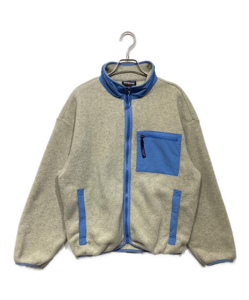 Patagonia（パタゴニア）Patagonia (パタゴニア) ウィメンズ・シンチラ・ジャケット　22955 ベージュ×ブルー サイズ:Mの古着・服飾アイテム