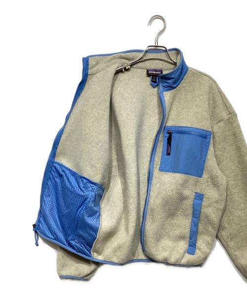 Patagonia（パタゴニア）Patagonia (パタゴニア) ウィメンズ・シンチラ・ジャケット　22955 ベージュ×ブルー サイズ:Mの古着・服飾アイテム