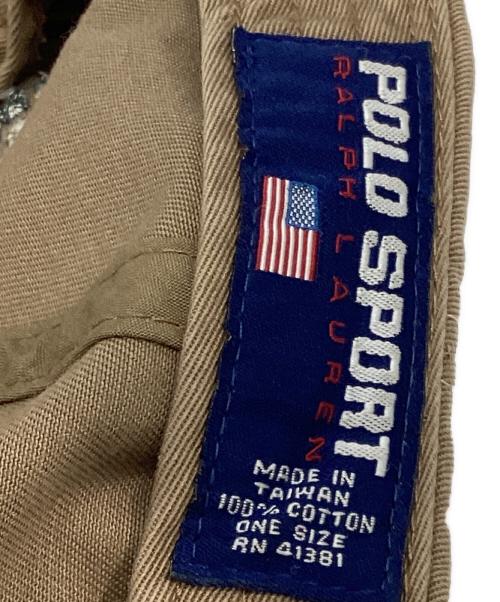 POLO SPORT（ポロスポーツ）POLO SPORT (ポロスポーツ) 90s ロゴキャップ ブラウンの古着・服飾アイテム