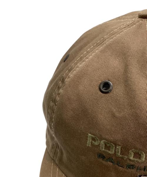 POLO SPORT（ポロスポーツ）POLO SPORT (ポロスポーツ) 90s ロゴキャップ ブラウンの古着・服飾アイテム