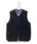 THE NORTHFACE PURPLELABEL（ザ・ノースフェイス パープルレーベル）の古着「Wool Boa WINDSTOPPER Field Vest」｜ブラック