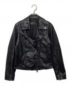 ALL SAINTSオールセインツ）の古着「ダブルライダースジャケット　WL037V」｜ブラック