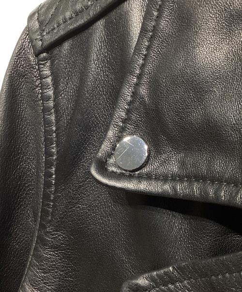 ALL SAINTS（オールセインツ）ALL SAINTS (オールセインツ) ダブルライダースジャケット　WL037V ブラック サイズ:UK10の古着・服飾アイテム