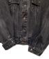 中古・古着 LEVI'S (リーバイス) 後染めブラックデニムジャケット　70598-4159 ブラック サイズ:L：18000円