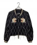 SASQUATCHfabrix.×テーラー東洋サスクワッチファブリックス×テーラートウヨウ）の古着「港商リバーシブルスカジャン　TT14051」｜ブラック