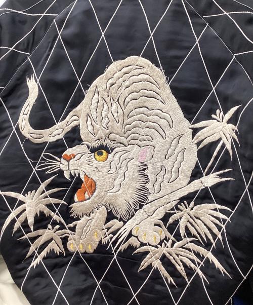 SASQUATCHfabrix.（サスクワッチファブリックス）SASQUATCHfabrix. (サスクワッチファブリックス) テーラー東洋 (テーラートウヨウ) 港商リバーシブルスカジャン　TT14051 ブラック サイズ:特大の古着・服飾アイテム