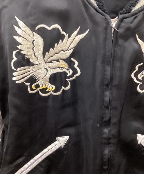 SASQUATCHfabrix.（サスクワッチファブリックス）SASQUATCHfabrix. (サスクワッチファブリックス) テーラー東洋 (テーラートウヨウ) 港商リバーシブルスカジャン　TT14051 ブラック サイズ:特大の古着・服飾アイテム