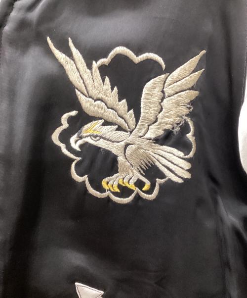 SASQUATCHfabrix.（サスクワッチファブリックス）SASQUATCHfabrix. (サスクワッチファブリックス) テーラー東洋 (テーラートウヨウ) 港商リバーシブルスカジャン　TT14051 ブラック サイズ:特大の古着・服飾アイテム