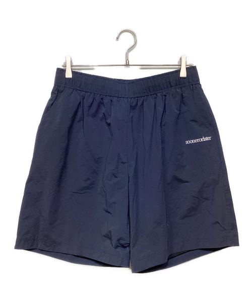 SOL soonerorlater（スーナーオアレイター）SOL soonerorlater (スーナーオアレイター) easy shorts ネイビー サイズ:XLの古着・服飾アイテム