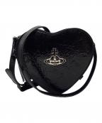 Vivienne Westwoodヴィヴィアンウエストウッド）の古着「オーブ付 ハート型 ショルダーバッグ」｜ブラック
