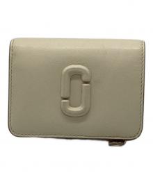 MARC JACOBS（マークジェイコブズ）の古着「ラウンドファスナー財布　2S4SMP007S02 123」｜ホワイト