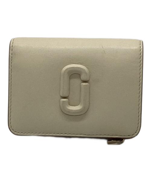 MARC JACOBS（マークジェイコブズ）MARC JACOBS (マークジェイコブズ) ラウンドファスナー財布　2S4SMP007S02 123 ホワイトの古着・服飾アイテム