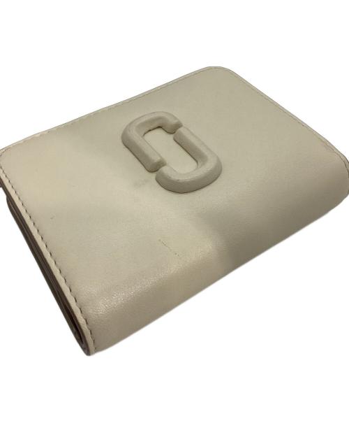 MARC JACOBS（マークジェイコブズ）MARC JACOBS (マークジェイコブズ) ラウンドファスナー財布　2S4SMP007S02 123 ホワイトの古着・服飾アイテム