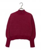 Loulou Willoughbyルルウィルビー）の古着「ロングリブカフスモールプルオーバー21252016110」｜パープル