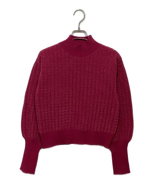 Loulou Willoughby（ルルウィルビー）Loulou Willoughby (ルルウィルビー) ロングリブカフスモールプルオーバー21252016110 パープル サイズ:2の古着・服飾アイテム