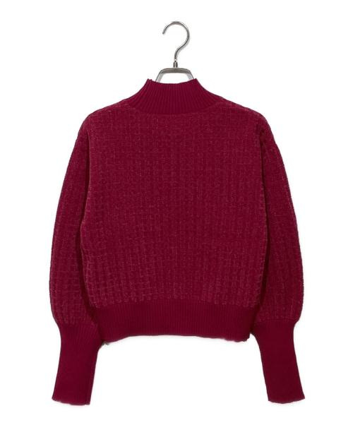 Loulou Willoughby（ルルウィルビー）Loulou Willoughby (ルルウィルビー) ロングリブカフスモールプルオーバー21252016110 パープル サイズ:2の古着・服飾アイテム