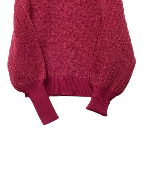 Loulou Willoughby（ルルウィルビー）Loulou Willoughby (ルルウィルビー) ロングリブカフスモールプルオーバー21252016110 パープル サイズ:2の古着・服飾アイテム