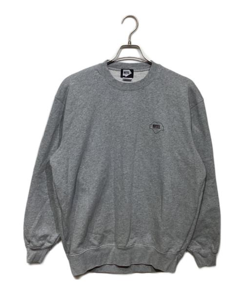 HOTEL（ホテル）HOTEL (ホテル) tatoo studio yamada (タトゥースタジオ ヤマダ) スウェット グレー サイズ:XLの古着・服飾アイテム